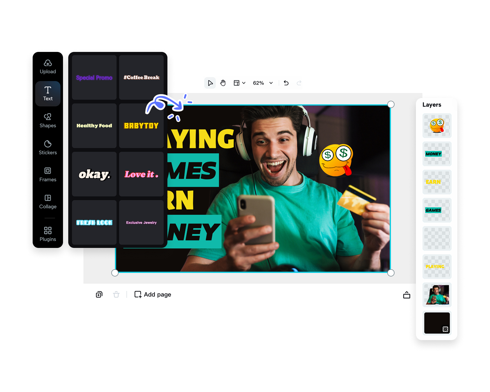 Imej Tindanan AI Percuma Dalam Talian